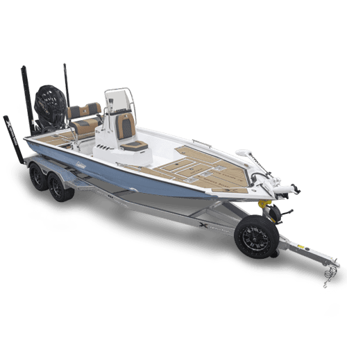 XR21 Bay Boat Front View